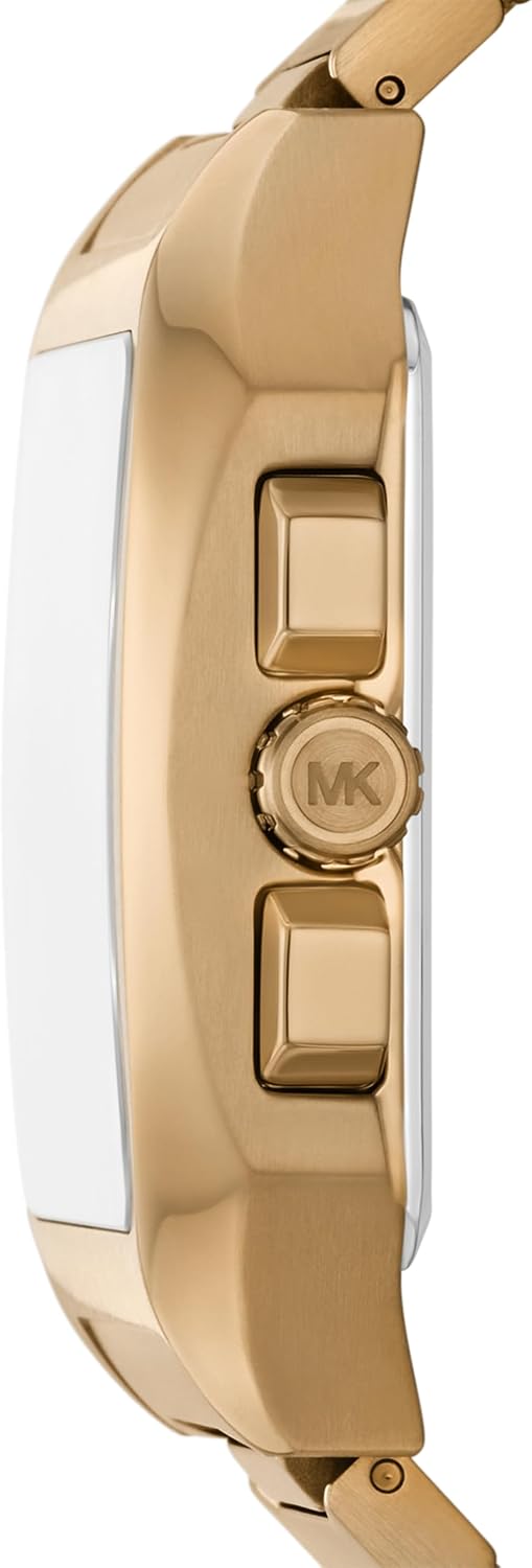 Michael Kors Hayes Square Sports Reloj para hombre, reloj de acero inoxidable para hombre