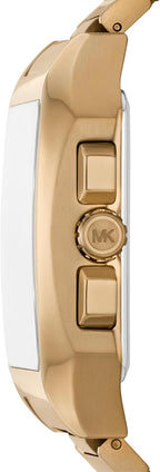 Michael Kors Hayes Square Sports Reloj para hombre, reloj de acero inoxidable para hombre