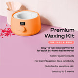 KoluaWax Kit de Cera Premium para Mujeres - Apto para Principiantes...