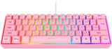 Snpurdiri - Teclado para videojuegos 60% con cable, retroiluminado...