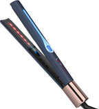 IG INGLAM - Plancha de pelo de titanio infrarrojo de 1 pulgada, Rosa