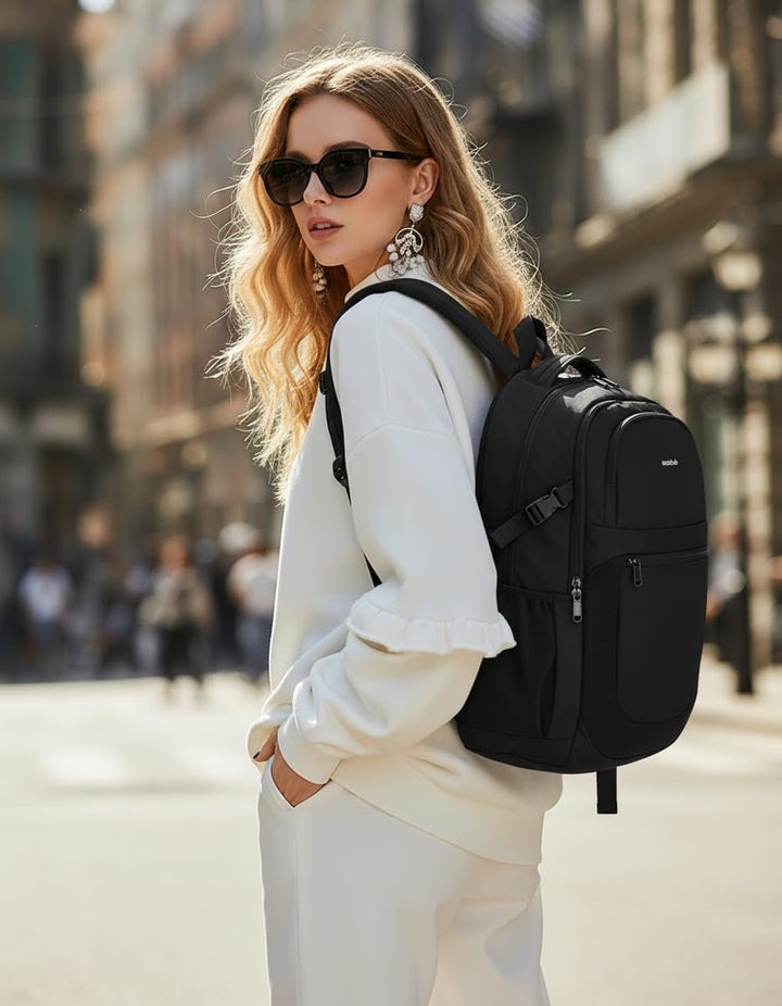 ECOHUB Mochila de viaje para mujer, para portátil de 17.3 pulgadas,...