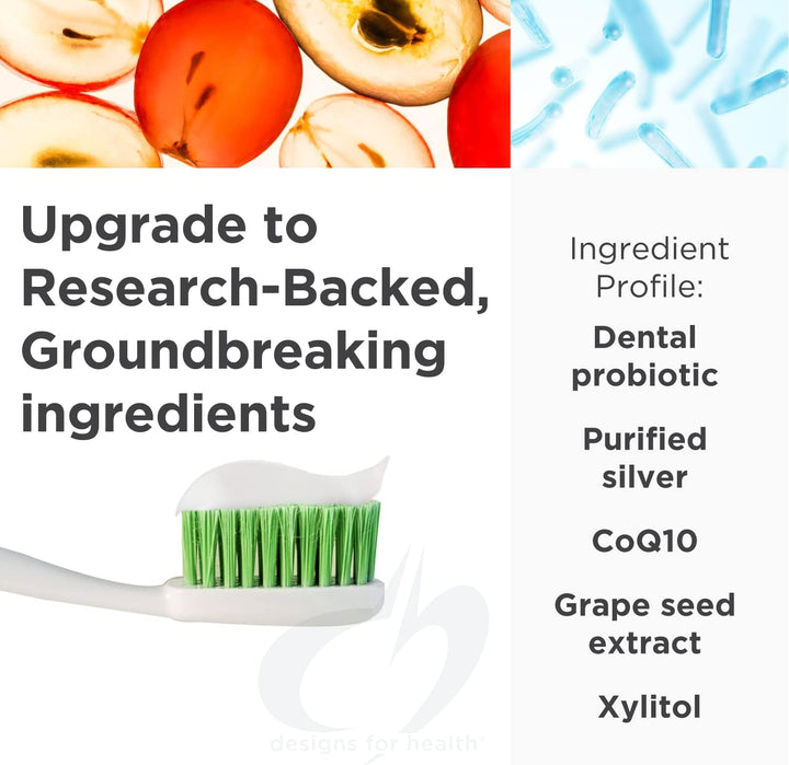 Designs for Health PerioBiotic Silver Hydroxyapatite Pasta de dient...