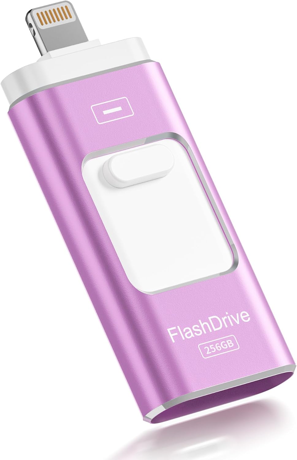 Unidad Flash Certificada Apple MFi de 256GB para iPhone, Stick de F...