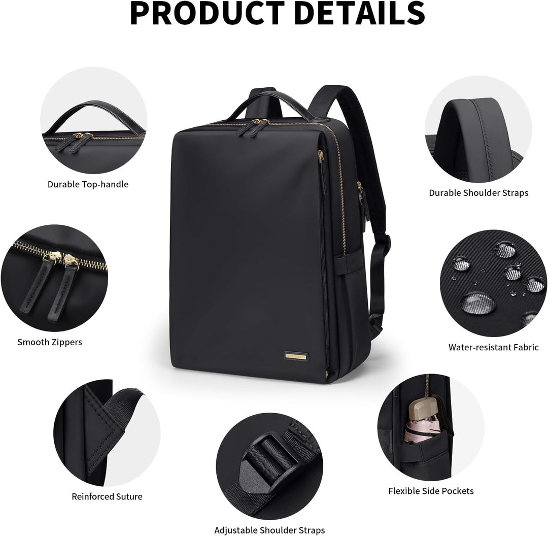 GOLF SUPAGS Elegante mochila para computadora portátil para mujer,...
