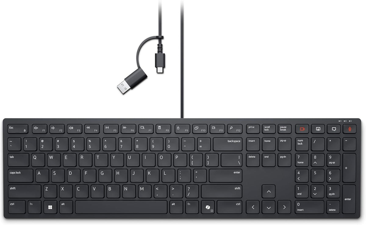 Dell KB525C Teclado de Colaboración Alámbrico - Conectividad Versát...