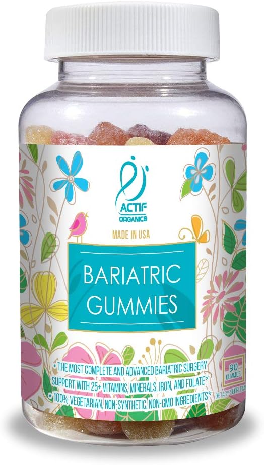 ACTIF Gomitas bariátricas orgánicas con más de 25 vitaminas y miner...