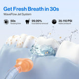 usmile C10 - Irrigador de agua portátil para viajes, batería de 95...