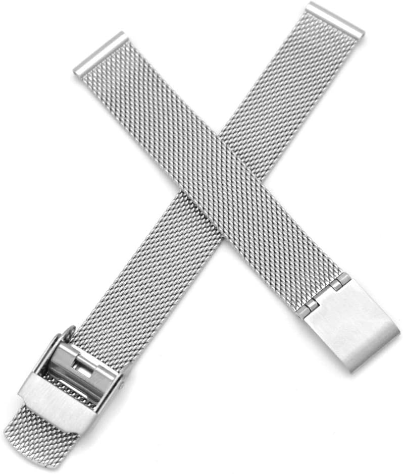 Reemplazo de correa de reloj de acero inoxidable de barra de resorte de 0.472 in para Skagen