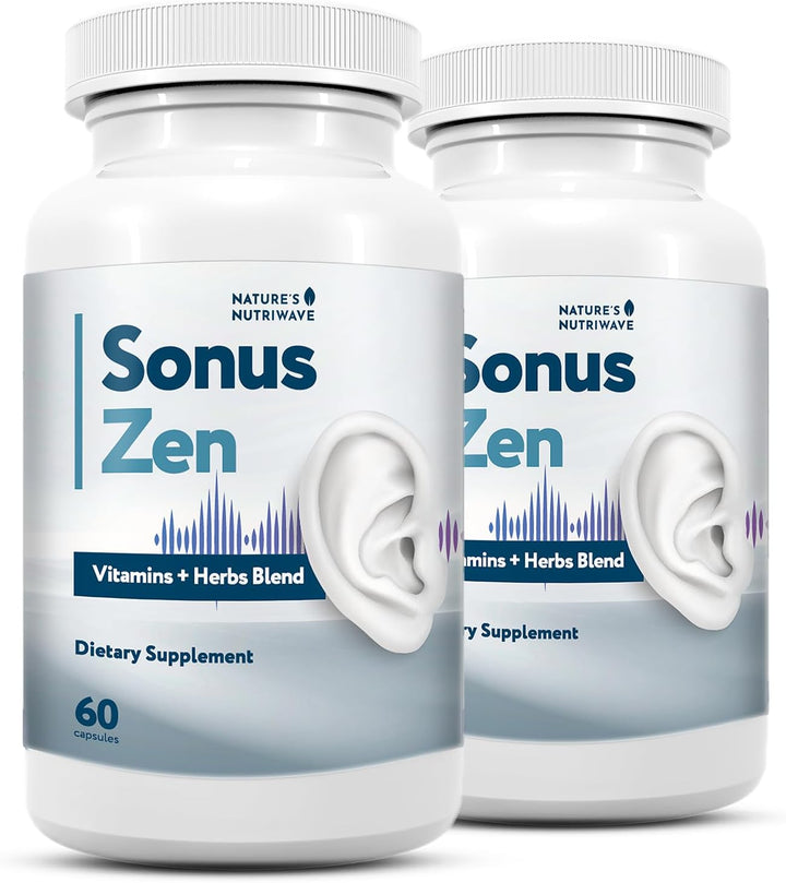 Nature's NutriWave SonusZen - Suplemento diario natural con vit...