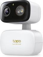 Tapo 3K 5MP Cámara de seguridad Pan\/Tilt para interiores\/exterior...