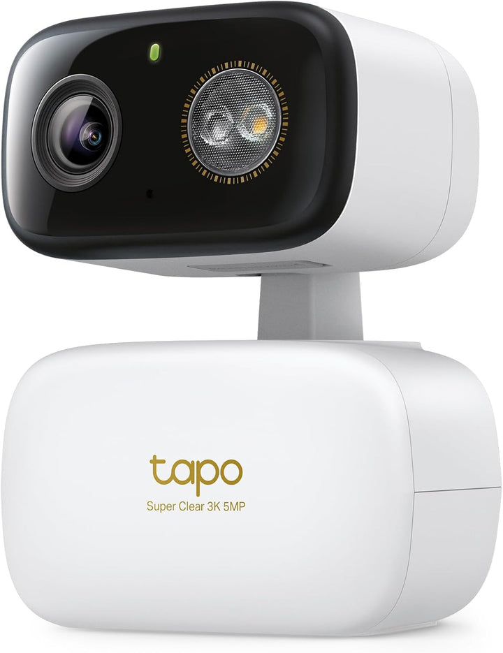 Tapo 3K 5MP Cámara de seguridad Pan\/Tilt para interiores\/exterior...