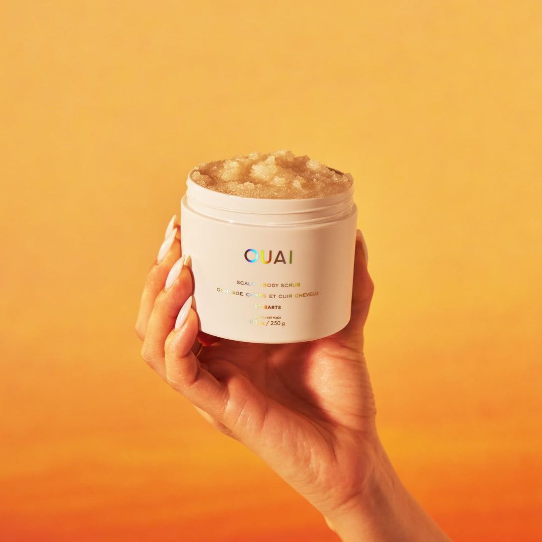 OUAI St. Barts - Exfoliante corporal con mezcla de azúcar y aceite...