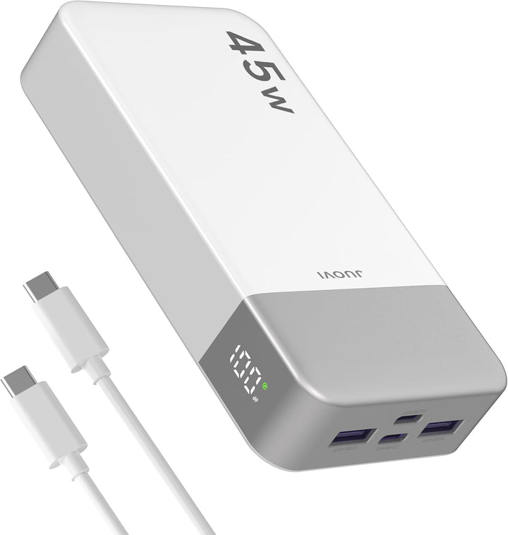 JUOVI UOVI J2621 Cargador portátil de batería de 20000 mAh, 45 W, P...