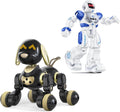 Ruko 18011 Robot Negro Perro 6088 Robot Azul Inteligente