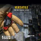 KLEIN TOOLS JTH610E Juego de llaves Allen de mango en T, tamaños SAE en pulgadas, juego de llaves Allen con hojas de 6 pulgadas, soporte incluido, 10 piezas