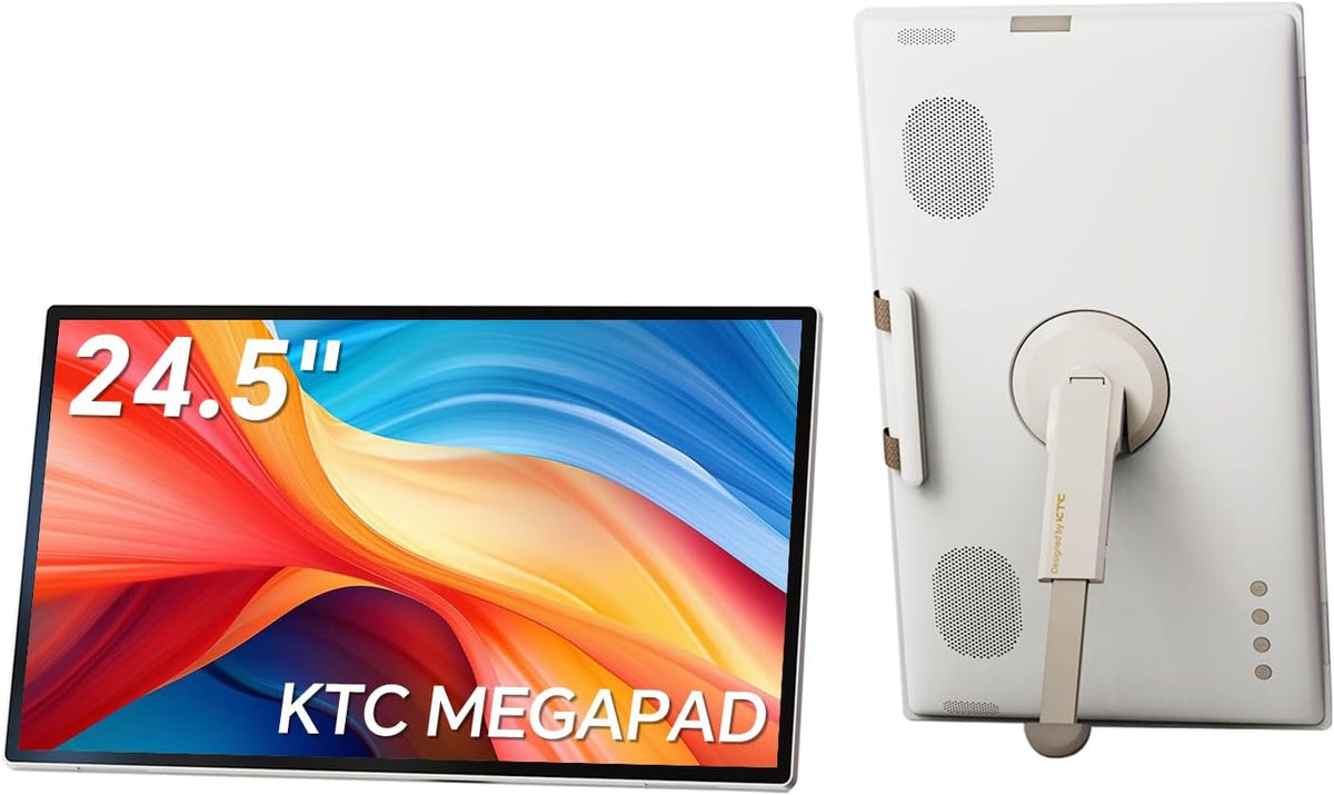 KTC Monitor de pantalla táctil portátil MEGAPAD de 25 pulgadas para TV