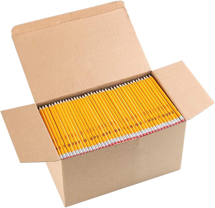 Madisi Lápices de madera en estuche #2 HB amarillo