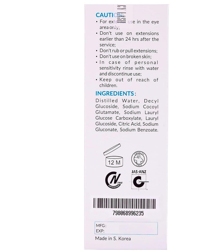 STACY LASH Kit de limpieza de champú de 1.7 fl oz de removedor de m...
