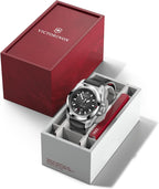 Victorinox I.N.O.X. Reloj automático de caucho negro con esfera negra 1.614 in - 242039