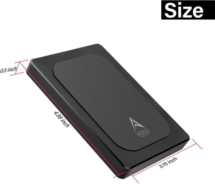 Aiolo Innovation - Disco duro externo portátil ultra delgado de 320...