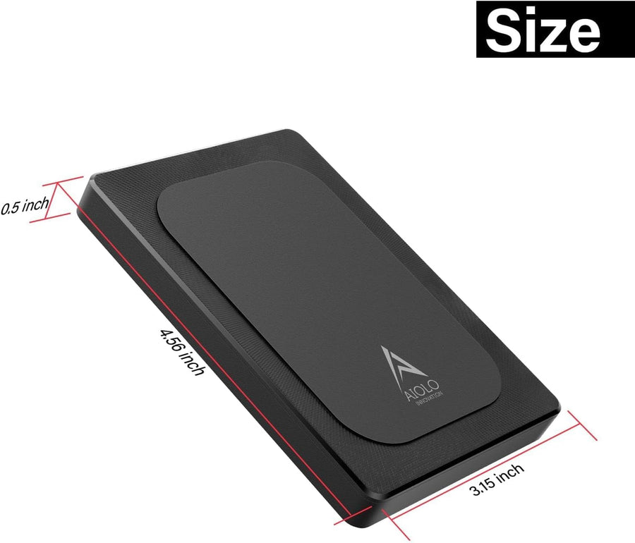 Aiolo Innovation - Disco duro externo portátil ultra delgado de 320...