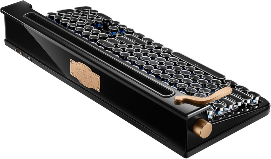 Teclado FINEDAY 2.0 Plus, Inalámbrico 2.4G y Bluetooth, 104 Teclas,...