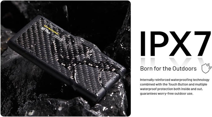Nitecore NB Plus - Banco de energía de 10,000 mAh, ultra ligero y d...