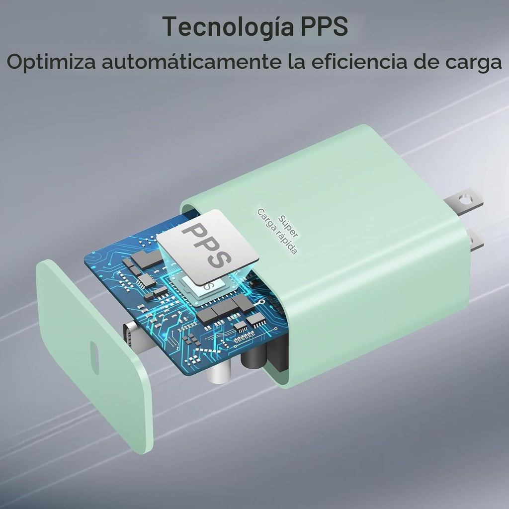 Cargador USB C tipo C cargador de carga rápida 10FT 45W Samsung