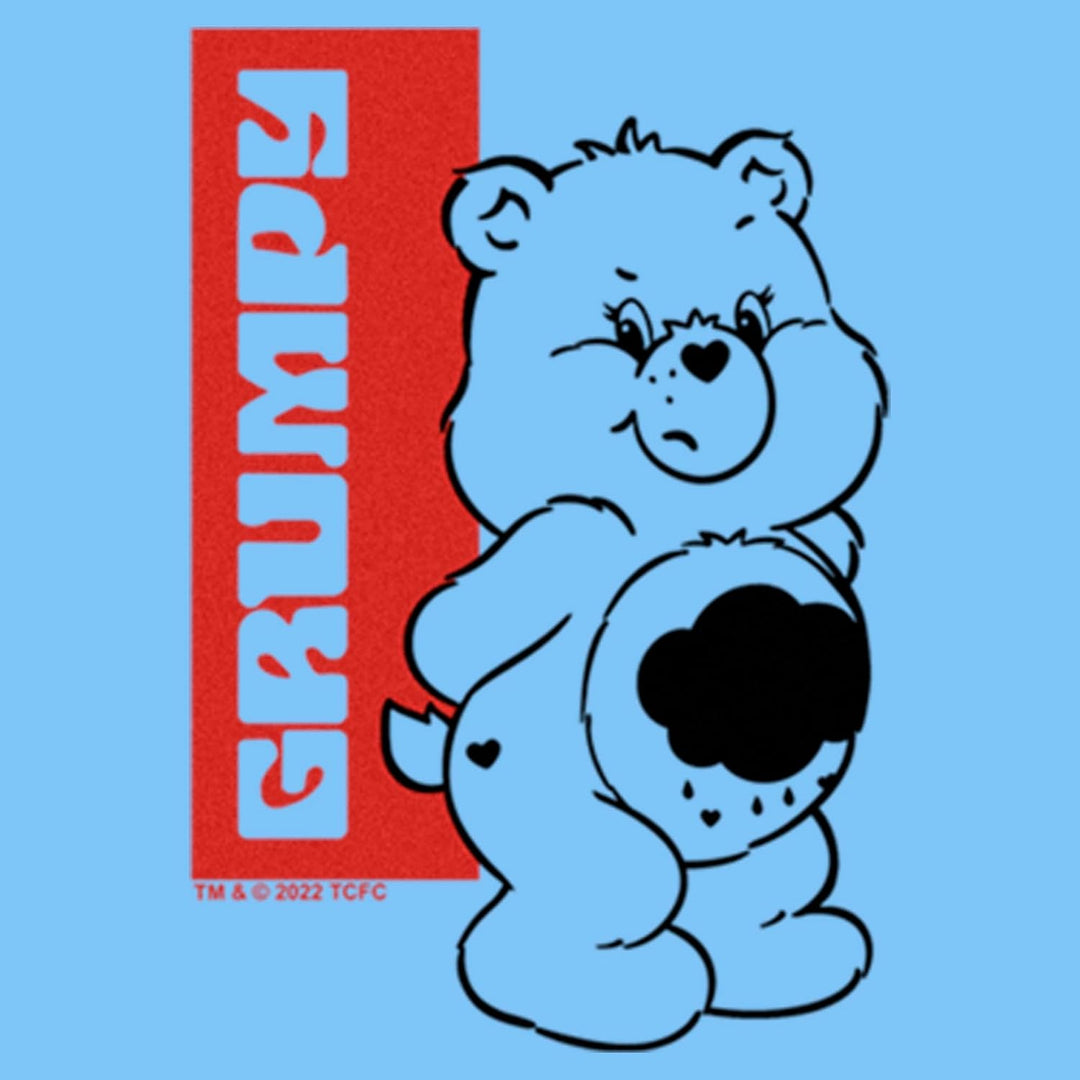 Fifth Sun Infants Care Bears Grumpy Bear Box Logo Onesie