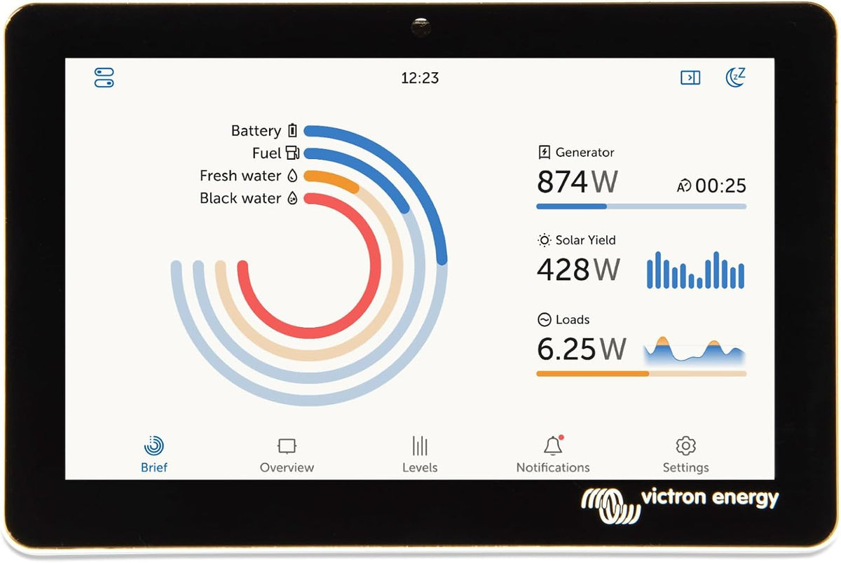 Pantalla de visualización Victron Energy GX Touch 70 - Pantalla tác...