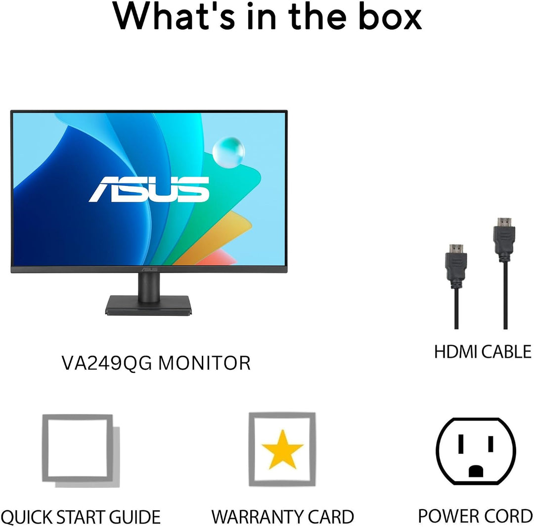 ASUS 24\u201D 1080P Monitor con cuidado para los ojos (VA249QG) - I...