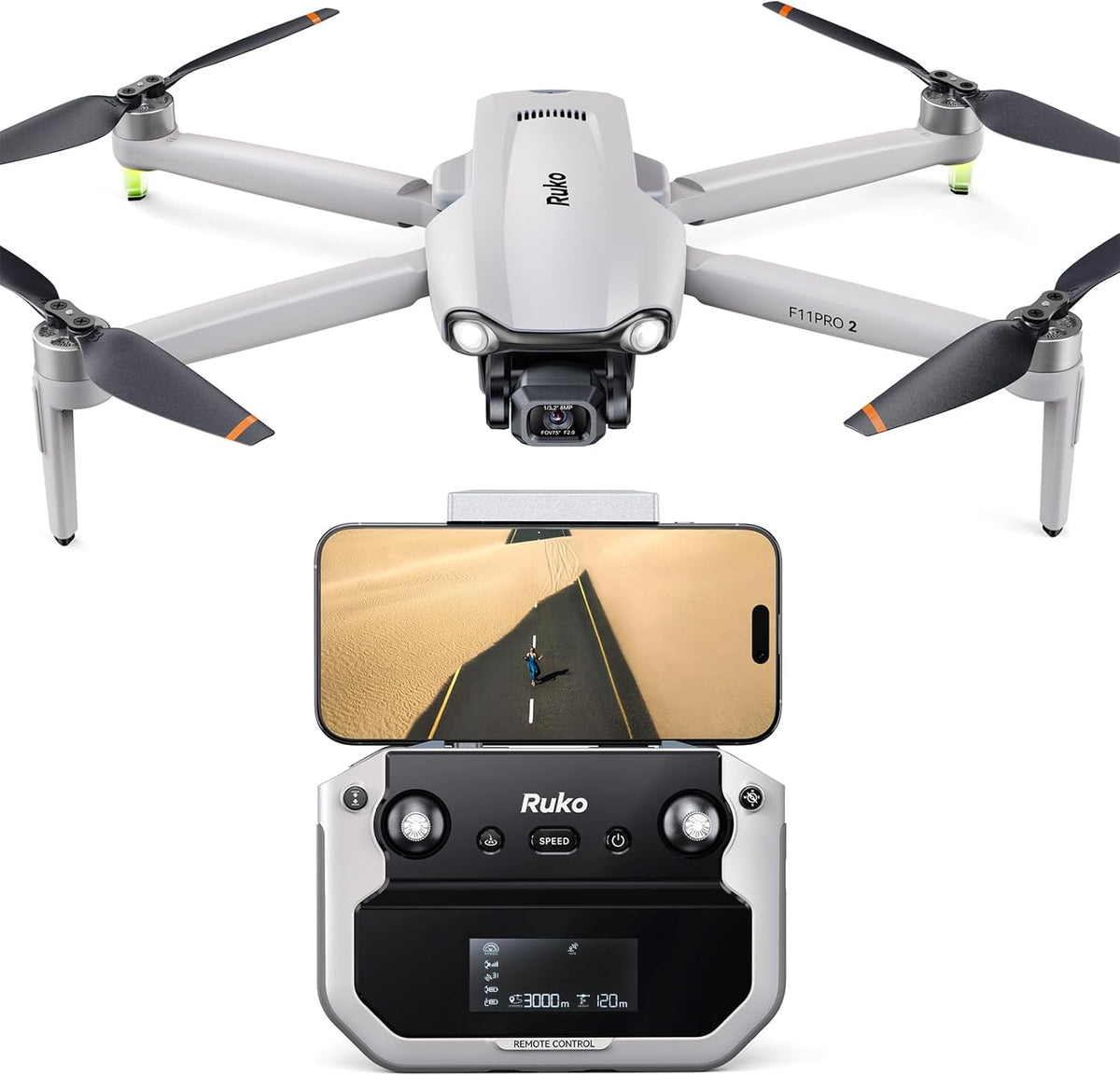 Ruko F11PRO 2 Drone con cámara 6K para adultos, video 4K/30fps, regalo