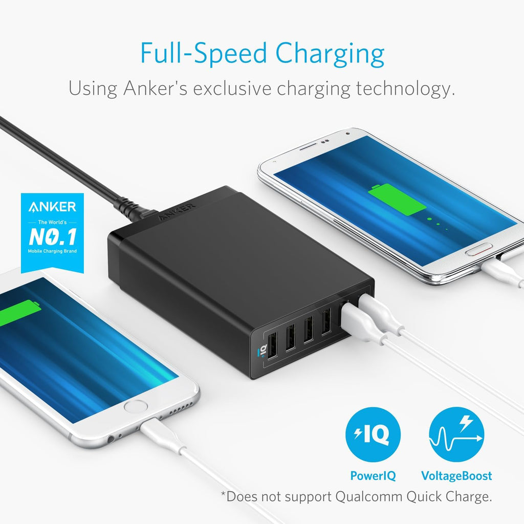 Anker, AK-A2123111, hub USB de 6 puertos