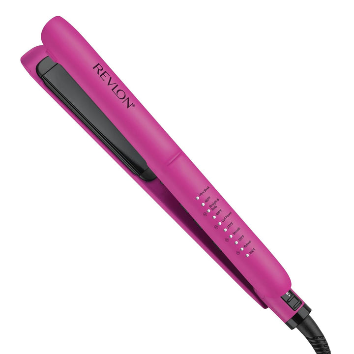 REVLON Plancha plana de turmalina de cerámica de 1 pulgada, alisado...