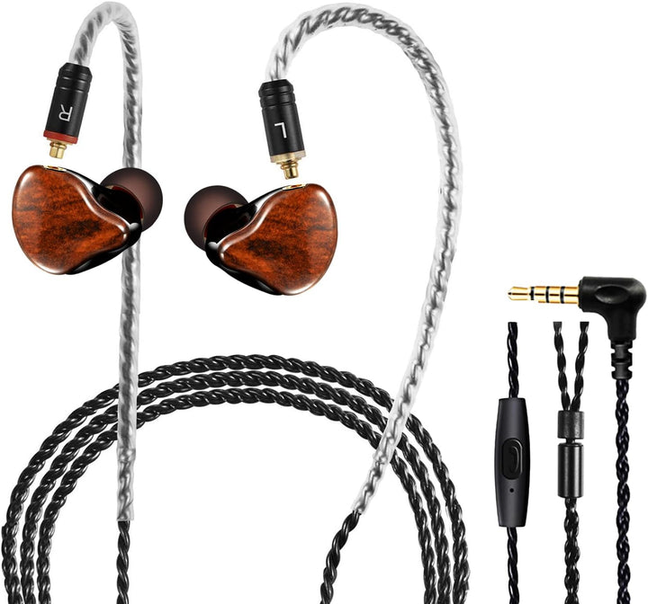 DCMEKA Auriculares con monitor intrauditivo, auriculares estéreo Hi...