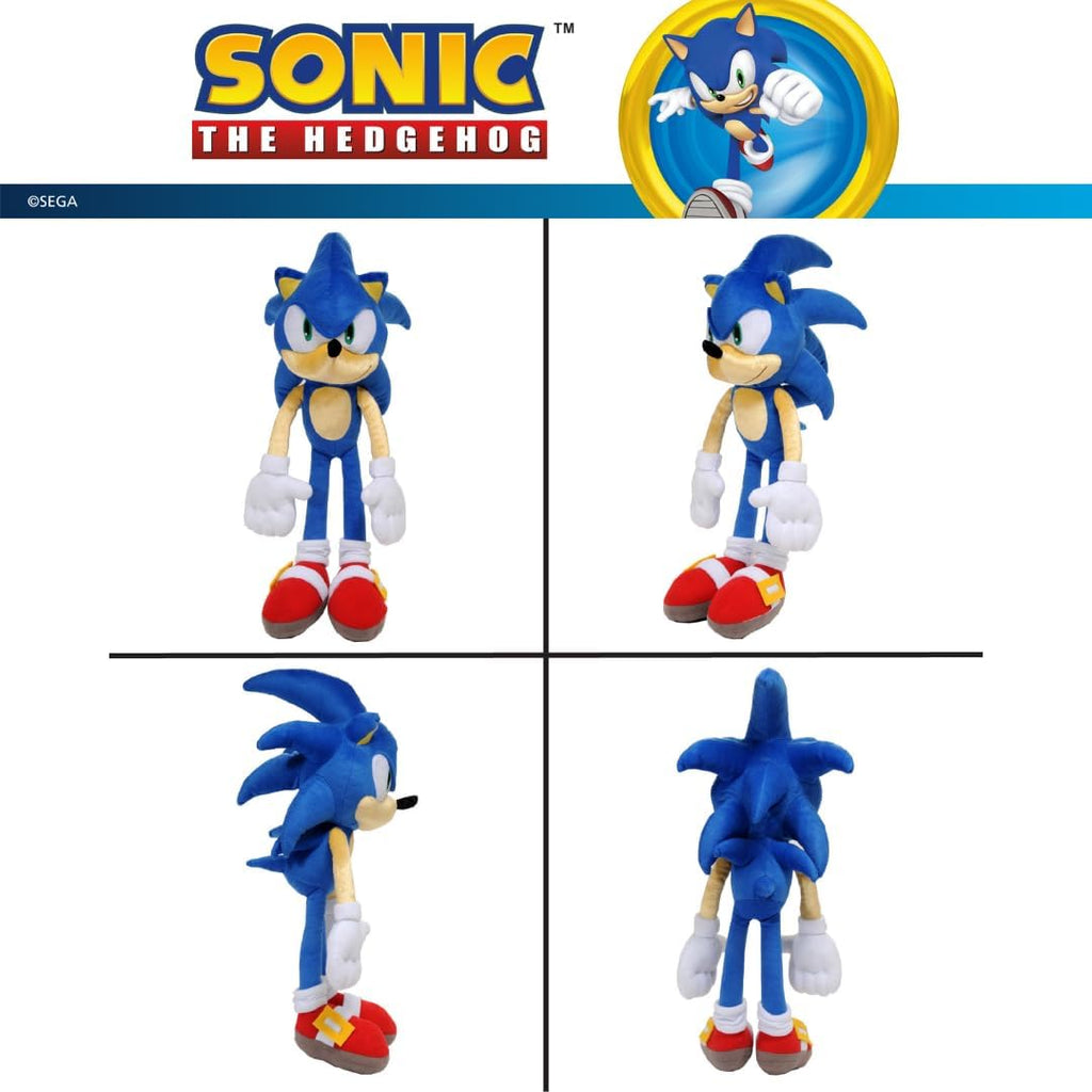 Sonic The Hedgehog Anime - Ropa de cama para niños, almohada de felpa súper suave, 22 pulgadas de alto, (producto oficial) por Franco