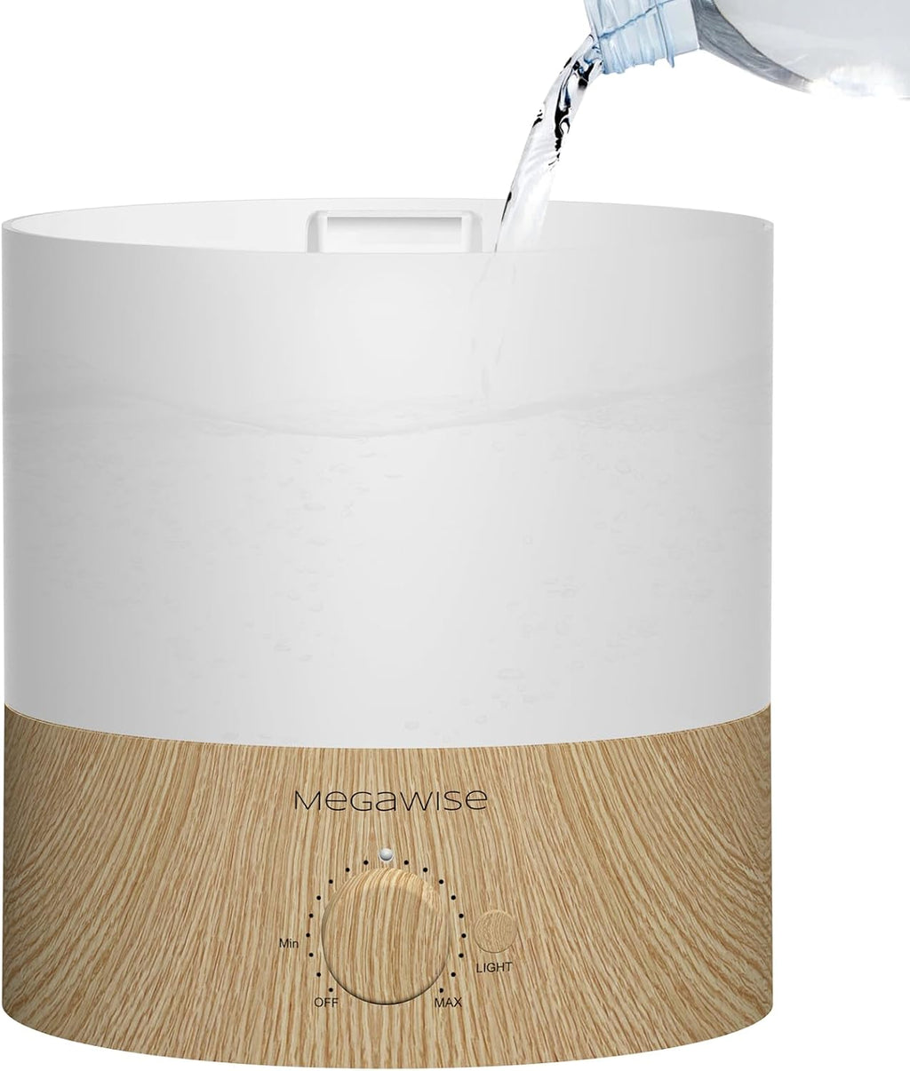 MEGAWISE Paquete de 2 humidificadores de niebla fría de 1.79L para