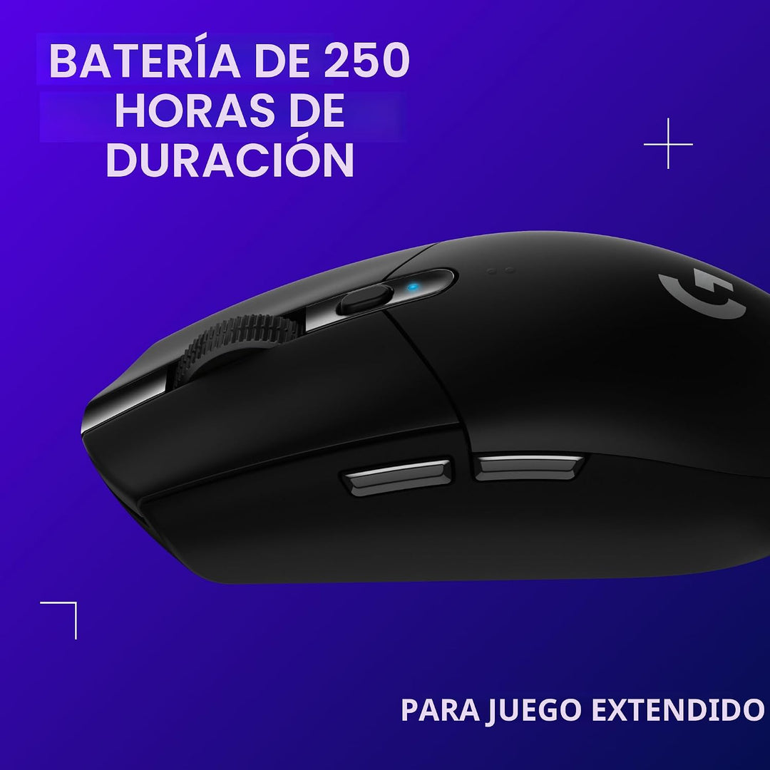 Logitech G 305 LIGHTSPEED - Mouse inalámbrico para juegos, sensor H...