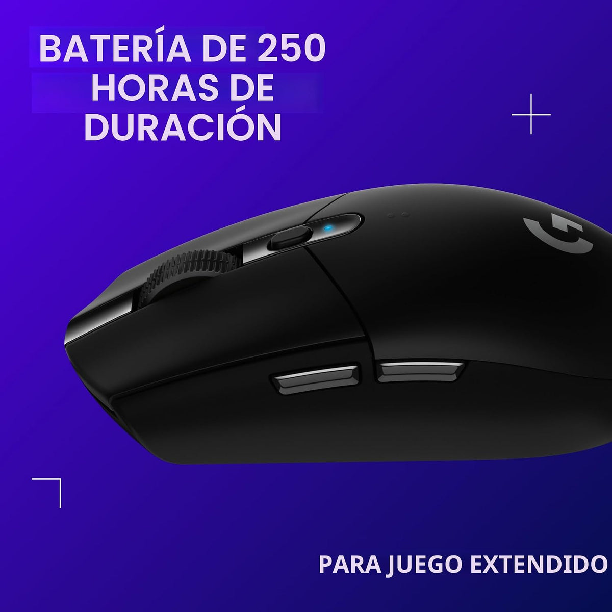 Logitech G 305 LIGHTSPEED - Mouse inalámbrico para juegos, sensor H...