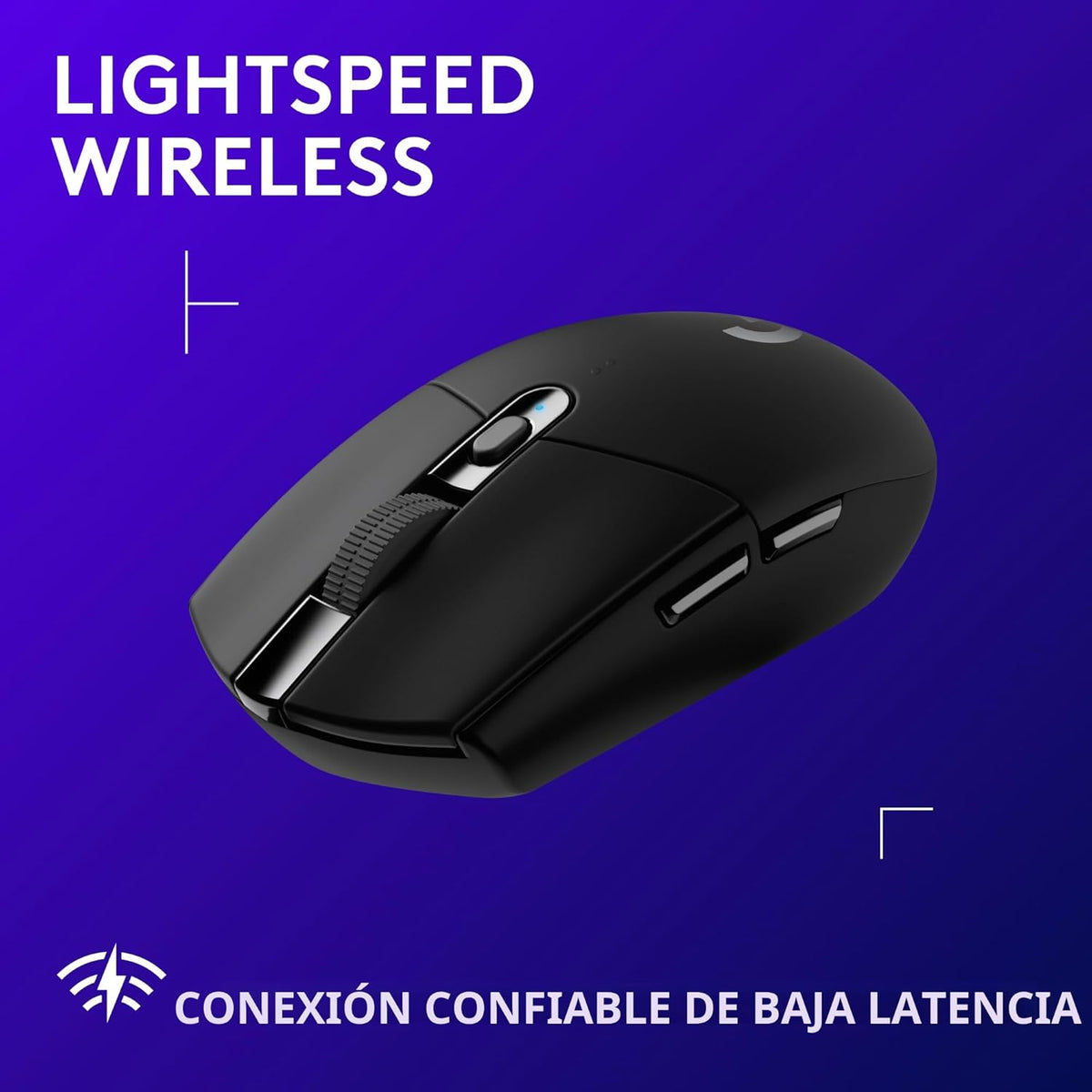 Logitech G 305 LIGHTSPEED - Mouse inalámbrico para juegos, sensor H...