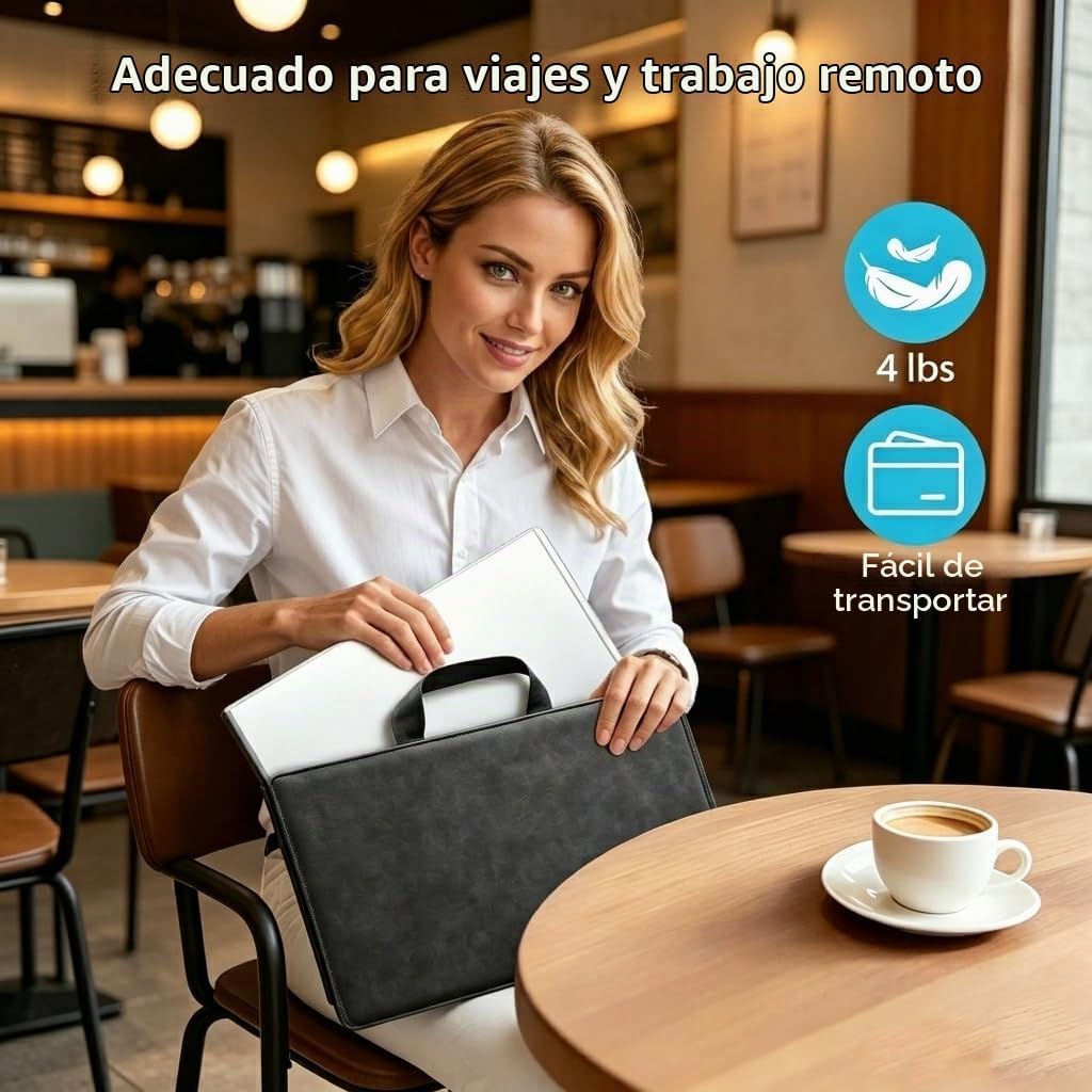 Leudaich Extensor de pantalla para portátil con un cable, monitor p...