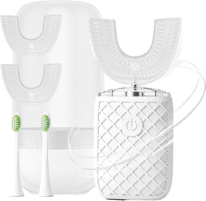 yeklike Sonic Cepillo de dientes eléctrico en forma de U para adult...