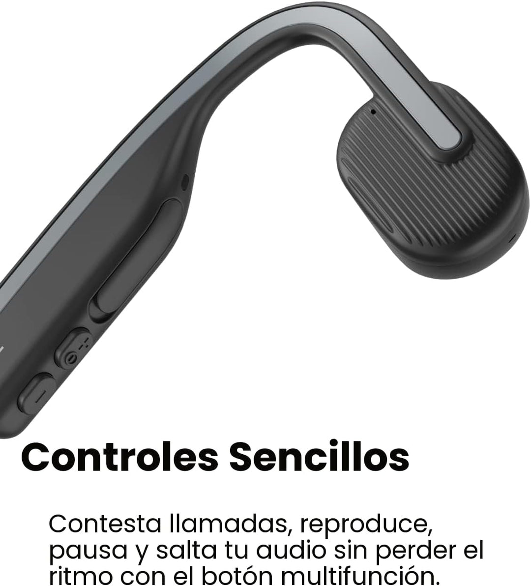 SHOKZ OpenMove - Auriculares deportivos Bluetooth de oreja abierta,...