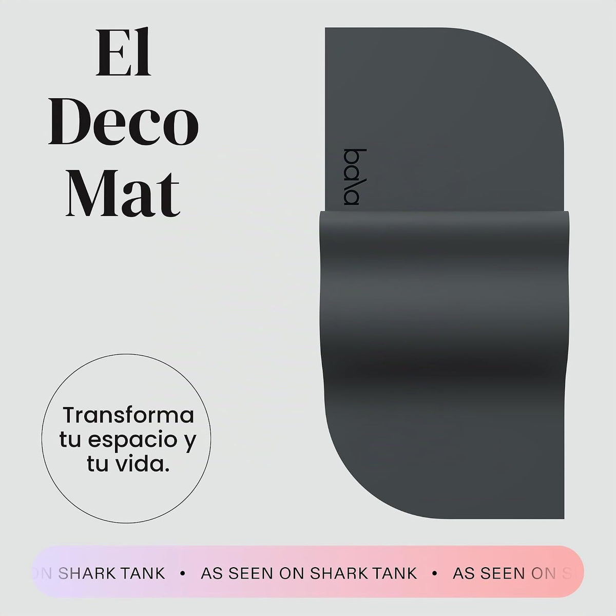 Bala Esterilla de yoga para gimnasio en casa – Alfombrilla de ejercicio antideslizante para entrenamiento en casa, estiramiento, pilates, aeróbicos y entrenamiento de suelo y fitness – Esterilla de