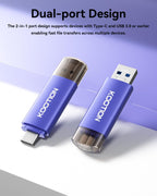 KOOTION - Unidad flash USB C de 512 GB, unidad flash tipo C