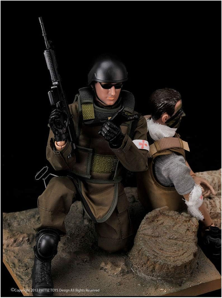 Compra 7 figuras de acción de 12 pulgadas, modelo de soldado flexib...