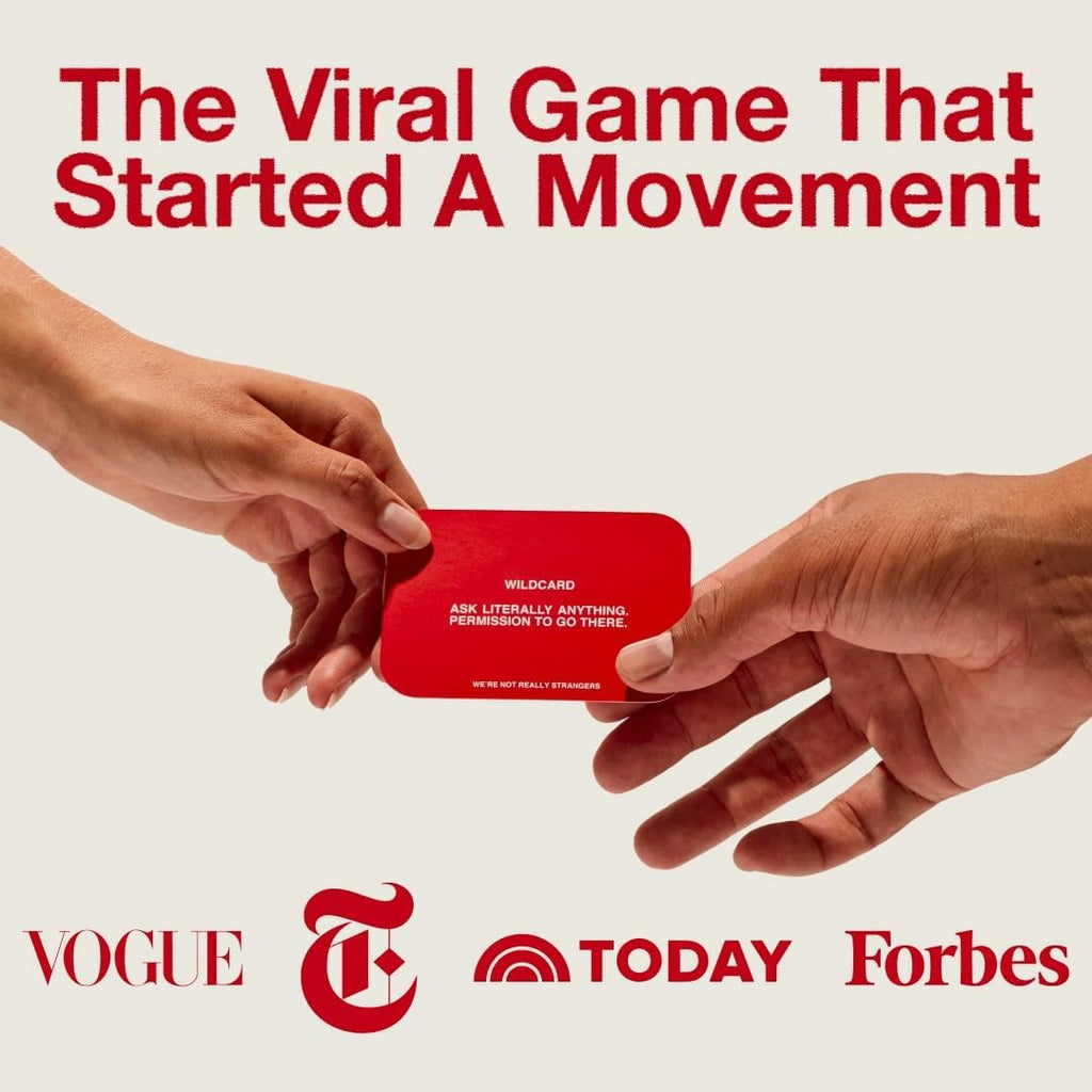 WE'RE NOT REALLY STRANGERS Card Game, Conversation Card Game para Adults