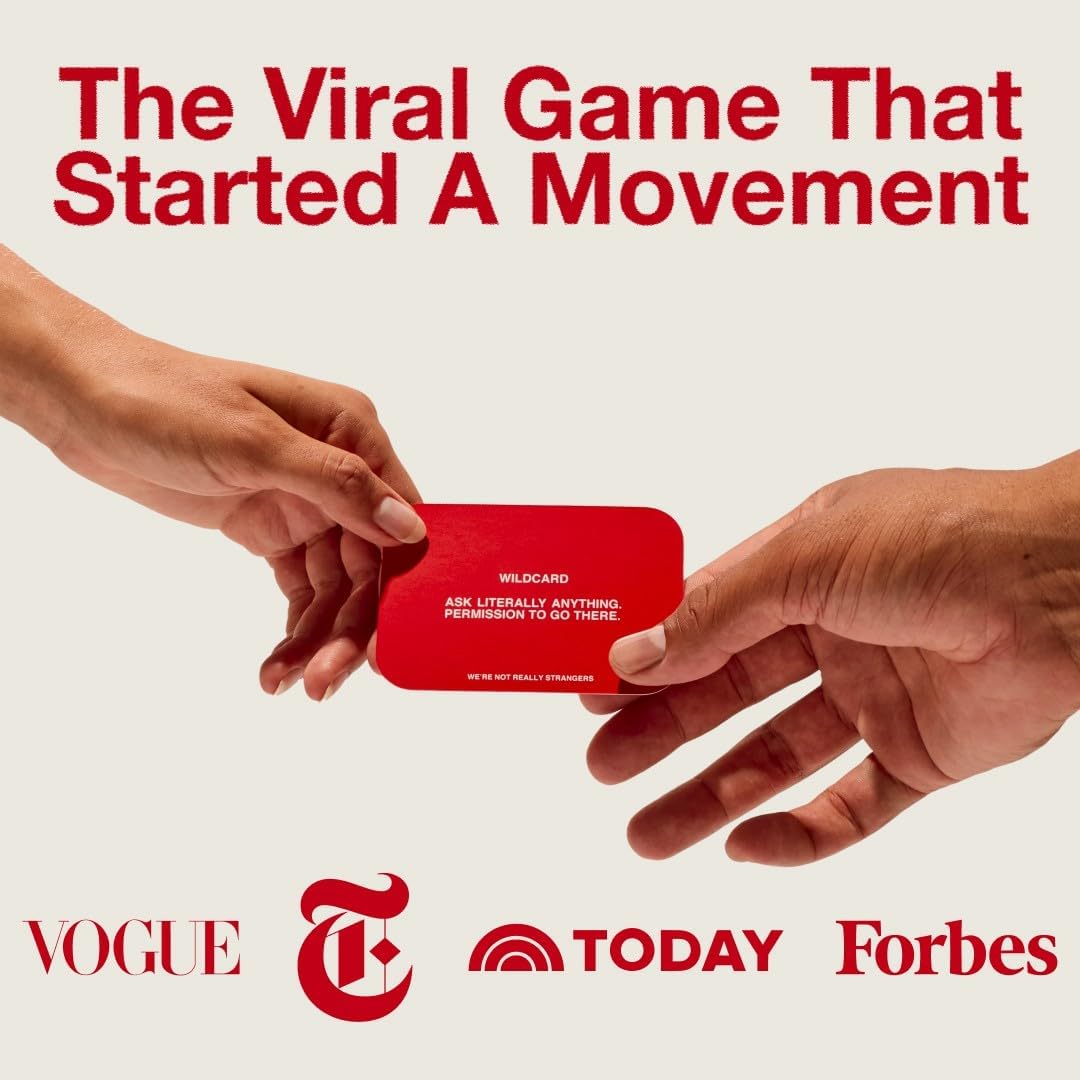WE'RE NOT REALLY STRANGERS Card Game, Conversation Card Game para Adults