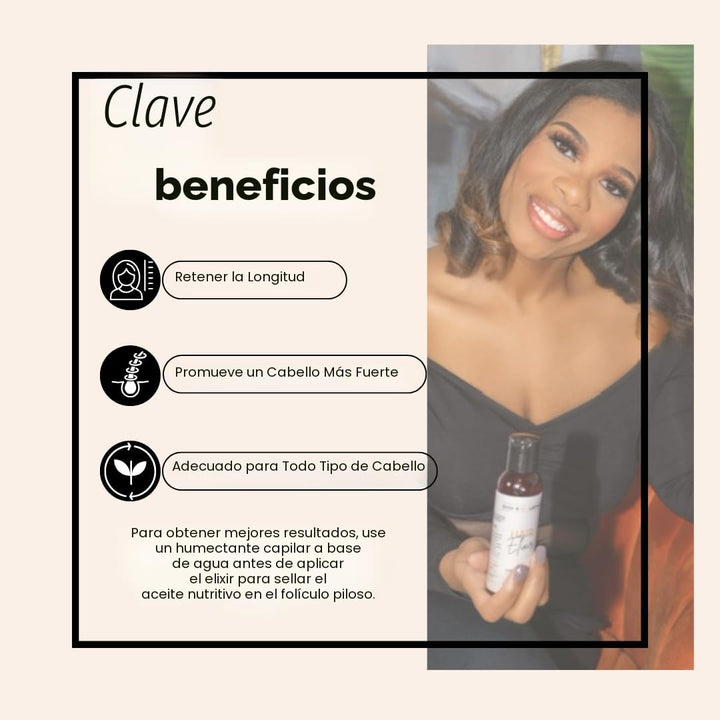 BASK &amp; LATHER Elixir - Aceite fortalecedor del cabello, aceite...